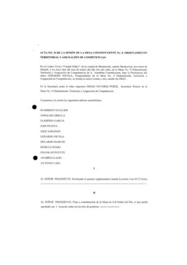 ACTAS MESA 4 ORDENAMIENTO TERRITORIAL Y ASIGNACIÓN DE COMPETENCIAS