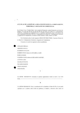 ACTAS MESA 4 ORDENAMIENTO TERRITORIAL Y ASIGNACIÓN DE COMPETENCIAS