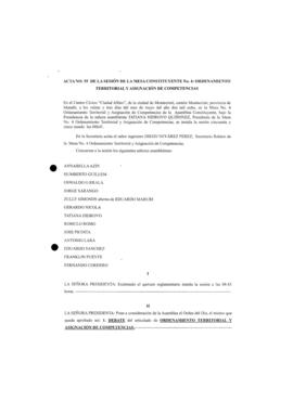 ACTAS MESA 4 ORDENAMIENTO TERRITORIAL Y ASIGNACIÓN DE COMPETENCIAS