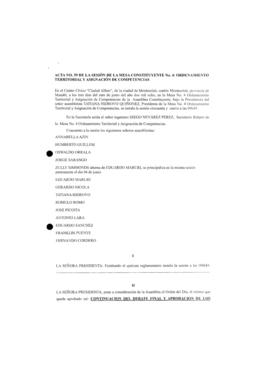 ACTAS MESA 4 ORDENAMIENTO TERRITORIAL Y ASIGNACIÓN DE COMPETENCIAS