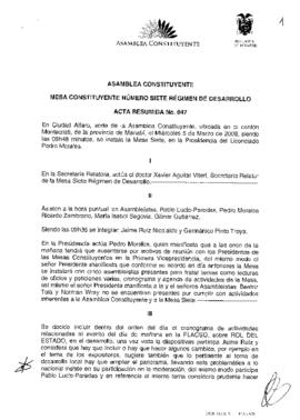 ACTAS MESA 7 DE RÉGIMEN DE DESARROLLO