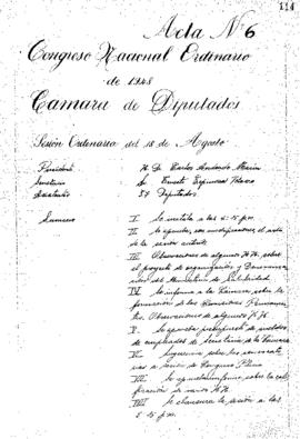 CÁMARA DE DIPUTADOS 1948